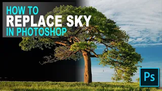 Crazy Trick To Replace Sky in Seconds! Of Any Photo  -Photoshop CC 2019 Tutorial