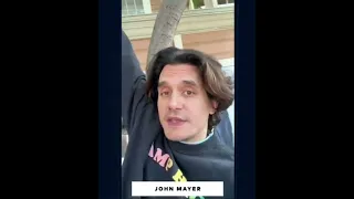 A special message from John Mayer to Andy Cohen on being the newest Hollywood Walk Of Fame Star 🌟