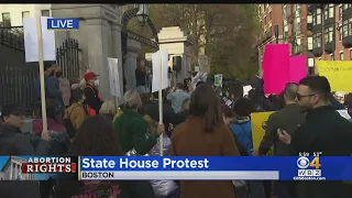 Protesters Rally At State House In Support Of Abortion Rights