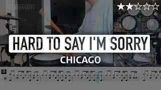 Hard To Say I'm Sorry - Chicago (★★☆☆☆) Greatest Pop Drum Cover