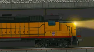 Локомотив EMD GP50 Train Simulator 2D #6 Американский дизель-электрический Поезд на Машинки Кида