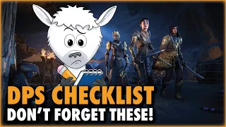 Don’t Miss Anything Important! | Your DPS Checklist | Elder Scrolls Online