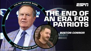 Boston Connor is in the Twilight Zone over Bill Belichick’s era ending 😞 | The Pat McAfee Show