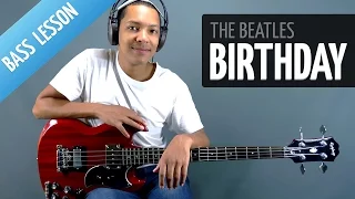 How To Play "Birthday" By The Beatles On Bass