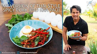 Goma At Home: My Version Of Thai Style Spicy Pork (Pad Kra Pao)