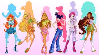 Winx Club redesigns (Part 1 - Civilian) [Speedpaint]