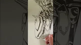 OPTIMUS PRIME pencil drawing from Transformers: The Last Knight