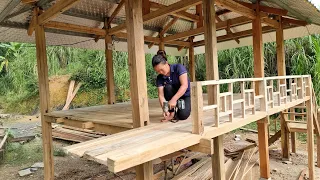 FULL VIDEO: 50 Days of Building Wooden Houses 2023 - Harvest fruit Go to market sell | Daily life