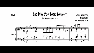 The Way You Look Tonight - Bill Charlap piano solo  [jazz piano tutorial]