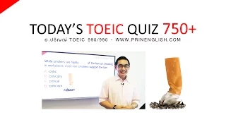 Today’s TOEIC Quiz (28 April 2016) - PRINENGLISH