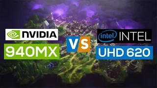 NVIDIA Geforce 940MX VS Intel UHD 620 2018! - Gaming Performance Comparison!