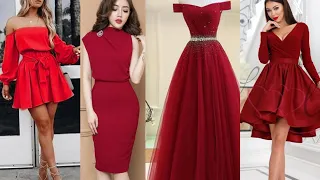 🌹فساتين راقية للسهرة و للمناسبات باللون الاحمر 🌹 Red Dresses🌹