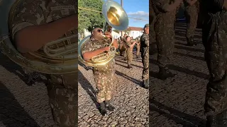 FIBRA DE HERÓI - Banda de Música de Bagé - Rio Grande do Sul - Exército Brasileiro - #Shorts