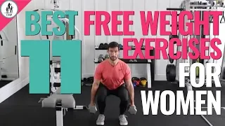 11 BEST Free Weight Exercises for Women