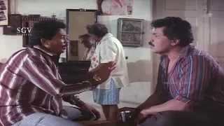 Tiger Prabhakar and Sarigama Viji Comedy Scene | Bombay Dada Kannada Movie