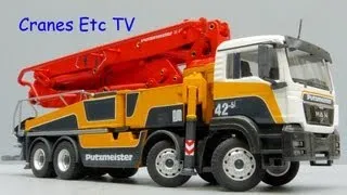 Conrad MAN TGS + Putzmeister M42-5RZ Concrete Pump by Cranes Etc TV