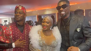 LATEEF ADEDIMEJI AND WIFE BIMPE OYEBADE AT AMVCA 2024