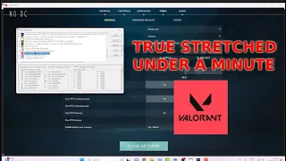 Valorant TRUE STRETCHED in UNDER A MINUTE (2023 WORKING)