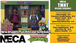 NECA TMNT Cartoon Splinter and Baxter Stockman Official Images and Info Plus Release Schedule!