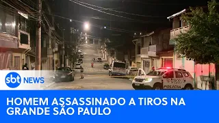 Homem é morto a tiros em Guarulhos (SP) e criminosos são procurados | #SBTNewsnaTV (01/04/24)