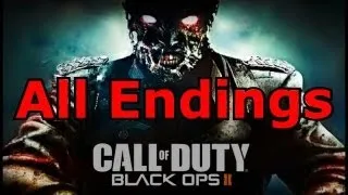 Call of Duty Black Ops 2 All Endings Complete Endings Alternative Endings [HD] NukemDukem