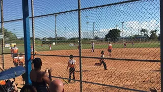 Home Run Over the Fence - 8u baseball
