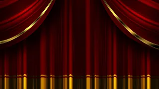 Free Stock Footage Red Curtain Drape Motion Background - Red curtain looping motion background