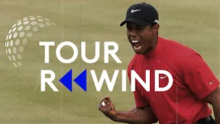 Tiger Woods holes MONSTER putt to win 2008 Dubai Desert Classic | Tour Rewind