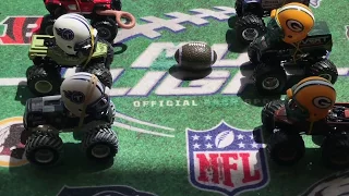 MONSTER TRUCK FOOTBALL GAME "TITANS VS PACKERS"