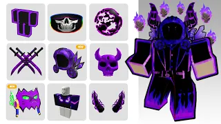 HURRY! BEST PURPLE FREE ITEMS & FREE LIMITED ITEMS ROBLOX 2024