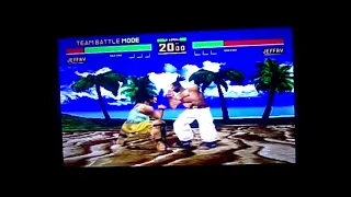 Virtua Fighter 2(Sega Saturn)-Team Battle Mode Gameplay 64