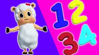 canción número 1-100 | 3D historieta para los niños | video educativo | Number Song 1-100