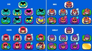 All Brawler Pins In Brawl Stars | EVE, Fang & More