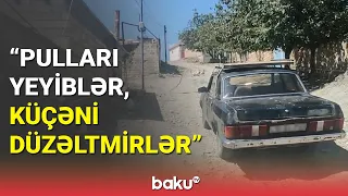 Şamaxıda şəhidin adına yaraşmayan küçə