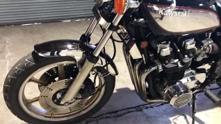 1980 Kawasaki KZ1000G Z-1 Classic - Walkaround, Cold Start (with choke), Idle