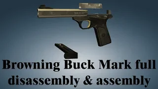 Browning Buck Mark: full disassembly & assembly