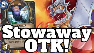A DEADLY Combo! Stowaway Shadow of Death OTK! [Hearthstone Game of the Day]
