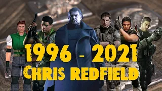 Chris Redfield Evolution in Resident Evil series 1996 - 2021
