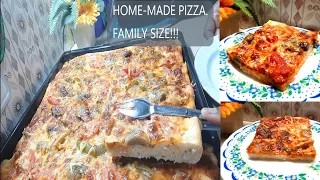 Home Made Pizza (Family-Size!!!)