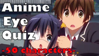 Anime Eye Quiz - 50 characters