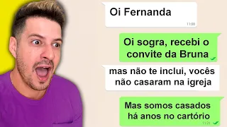 Conversas de sogras no Whatsapp