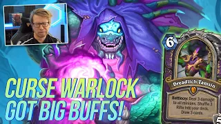 Curse Warlock Got BIG BUFFS! | Hearthstone Standard | Savjz