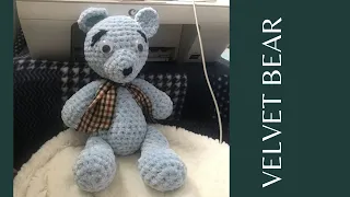 HOW TO CROCHET EASY CUDDLE ME VELVET BEAR