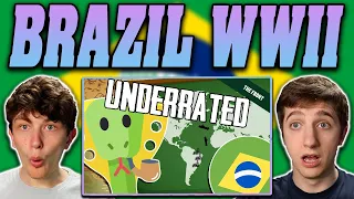 Americans React to Why Brazil's Noble Efforts in World War 2 Shouldn't be Forgotten!