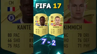 KIMMICH VS KANTE FIFA COMPARISON #shorts #football #fifa10 #fifa23 #kimmich #kante