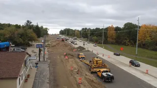 Baldwin Road Reconstruction Time Lapse Video