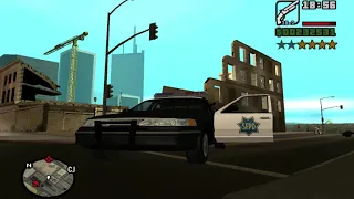 GTA  San Andreas Real cars police chase