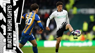 HIGHLIGHTS | Derby County Vs Shrewsbury Town