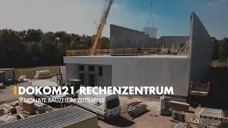 Zeitraffer vom Bau des größten Rechenzentrums im Ruhrgebiet