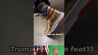 Donald Trump 1 Never Surrender Sneaker on Feet , VERY COMFORTABLE #donaldtrump